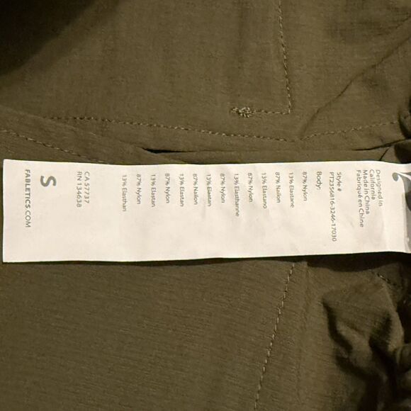 Fabletics Heights Cargo Pants Outdoors Hiking Athletic Adventure Camping NWT new - Picture 6 of 11